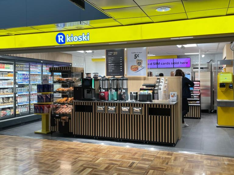 R kiosk Finavia